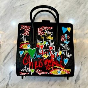 Paloma small calf loubi CM53 black